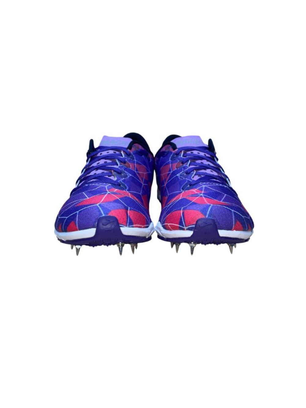 Brooks Women’s Purple Mesh Spiked Track Running Shoes Size 8 image 2